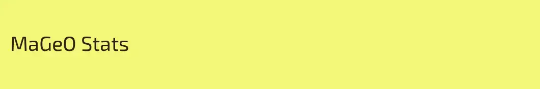 MaGeO Stats